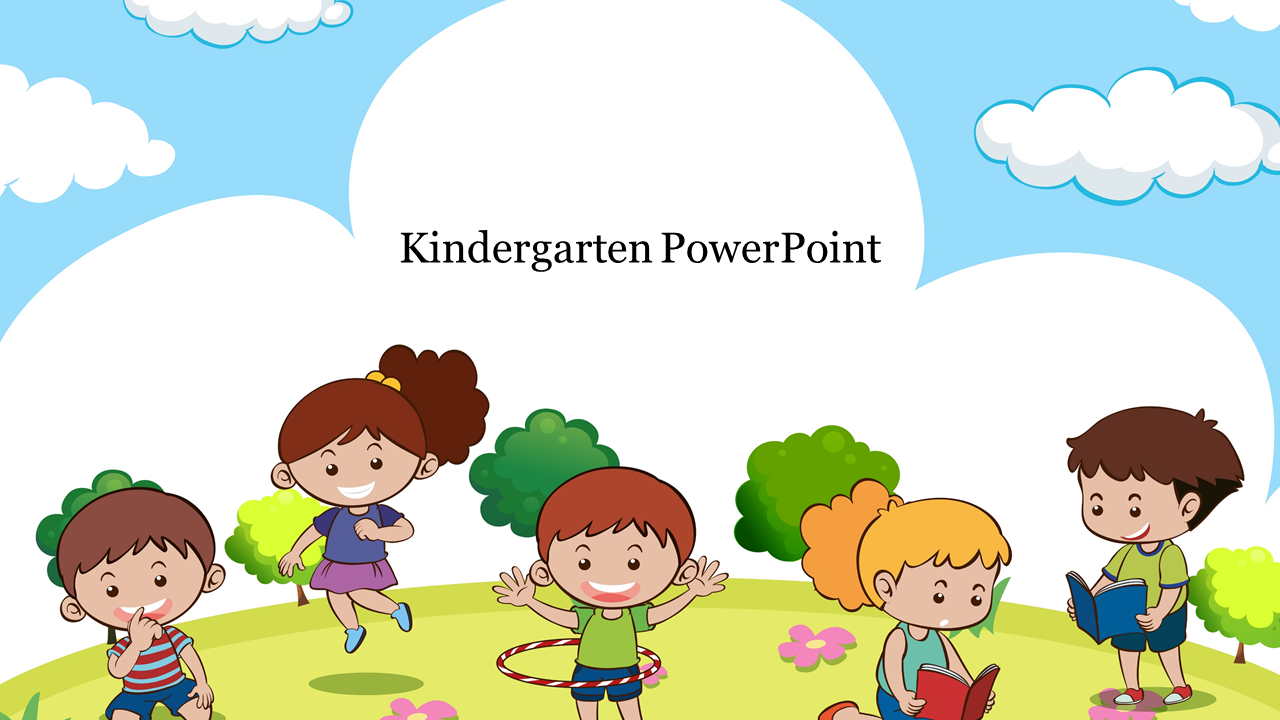 Free - Innovative Kindergarten PowerPoint Background